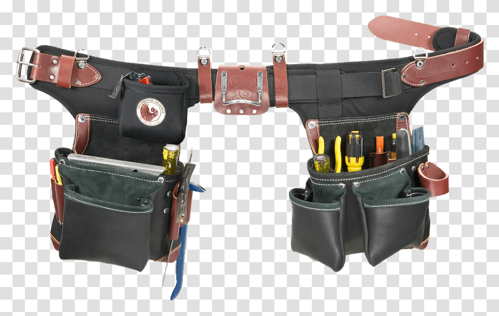 Black Occidental Leather Tool Belt, Power Drill, Gun, Weapon, Weaponry Transparent Png