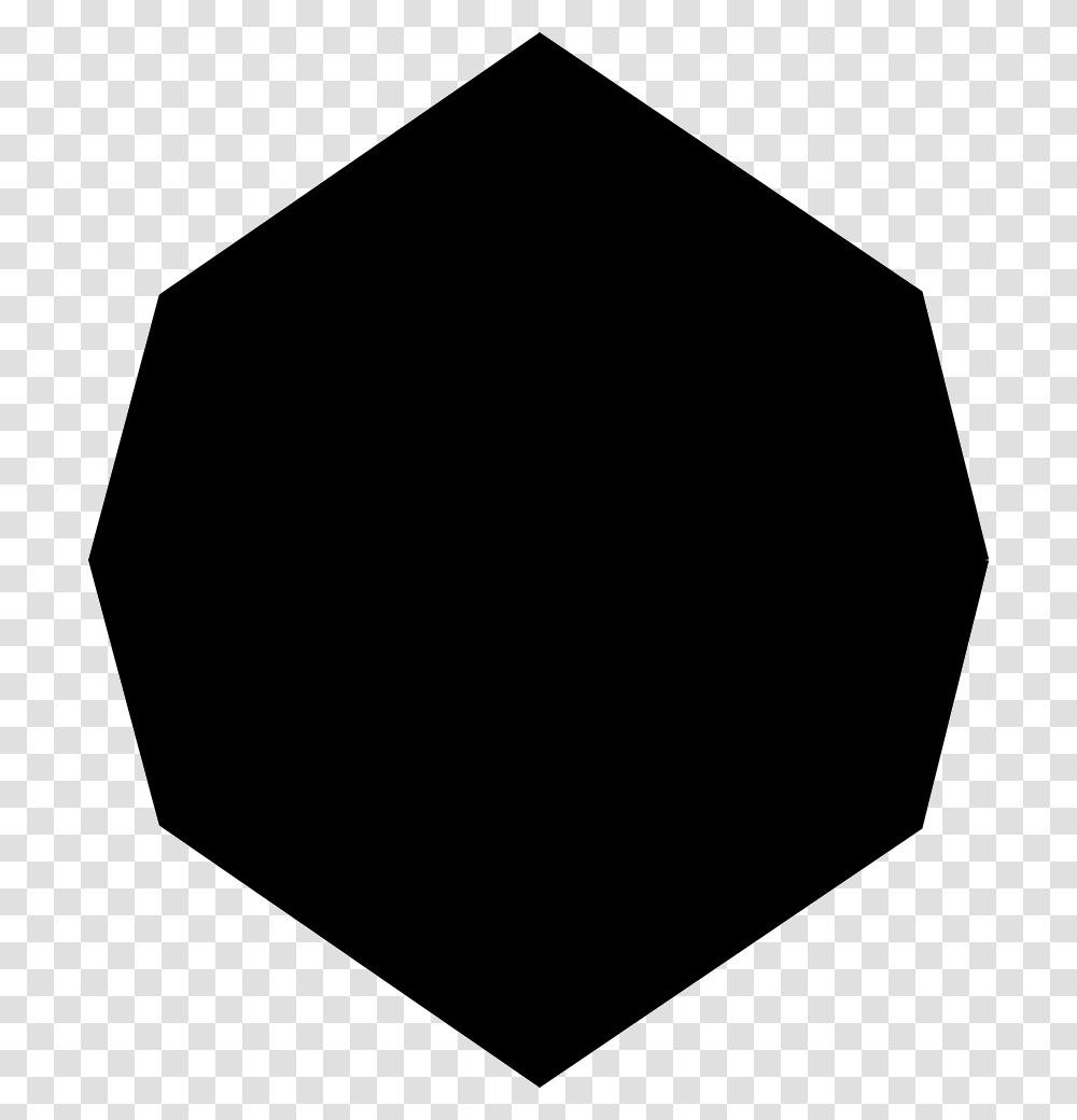 Black Octagon Shape Vector Hexagon Svg, Rug, Armor, Sweets Transparent Png