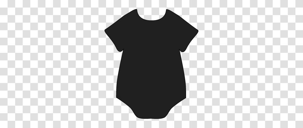 Black Onesie Clip Art Baby Baby Onesies And Baby, Apparel, Silhouette, Sleeve Transparent Png