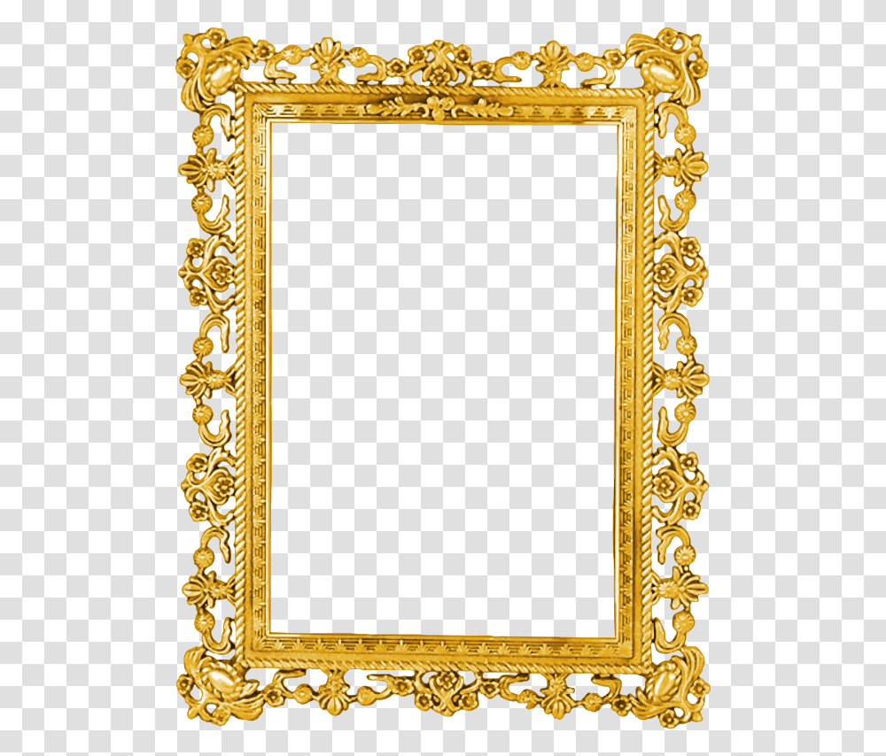 Black Ornate Frame Baroque Download Gold Cartoon Ornate Picture Frame, Rug, Oval Transparent Png