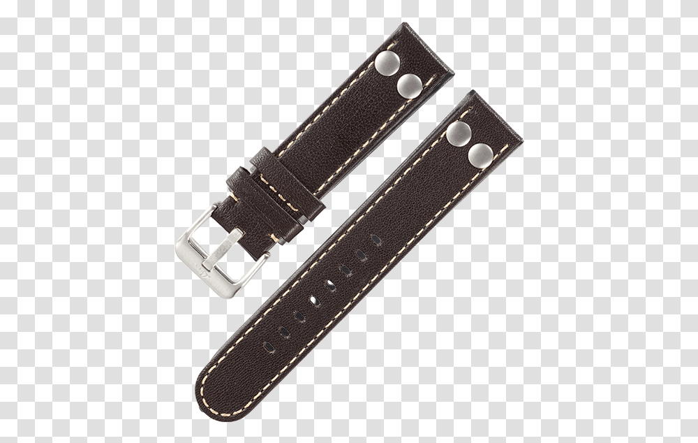 Black Ostrich Watch Strap, Buckle Transparent Png