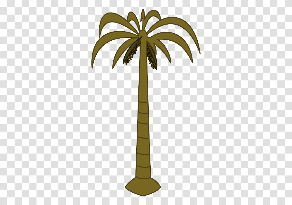 Black Outline Drawing Silhouette Palm Tree White, Symbol, Plant, Emblem, Cross Transparent Png