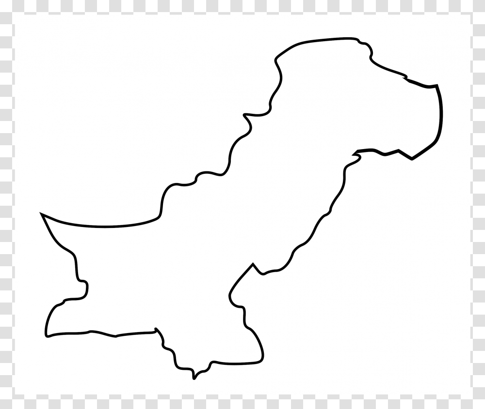 Black Outline Map Of Pakistan Clip Arts Pakistan Cartoon Map, Stain, Plot, Tar, Diagram Transparent Png
