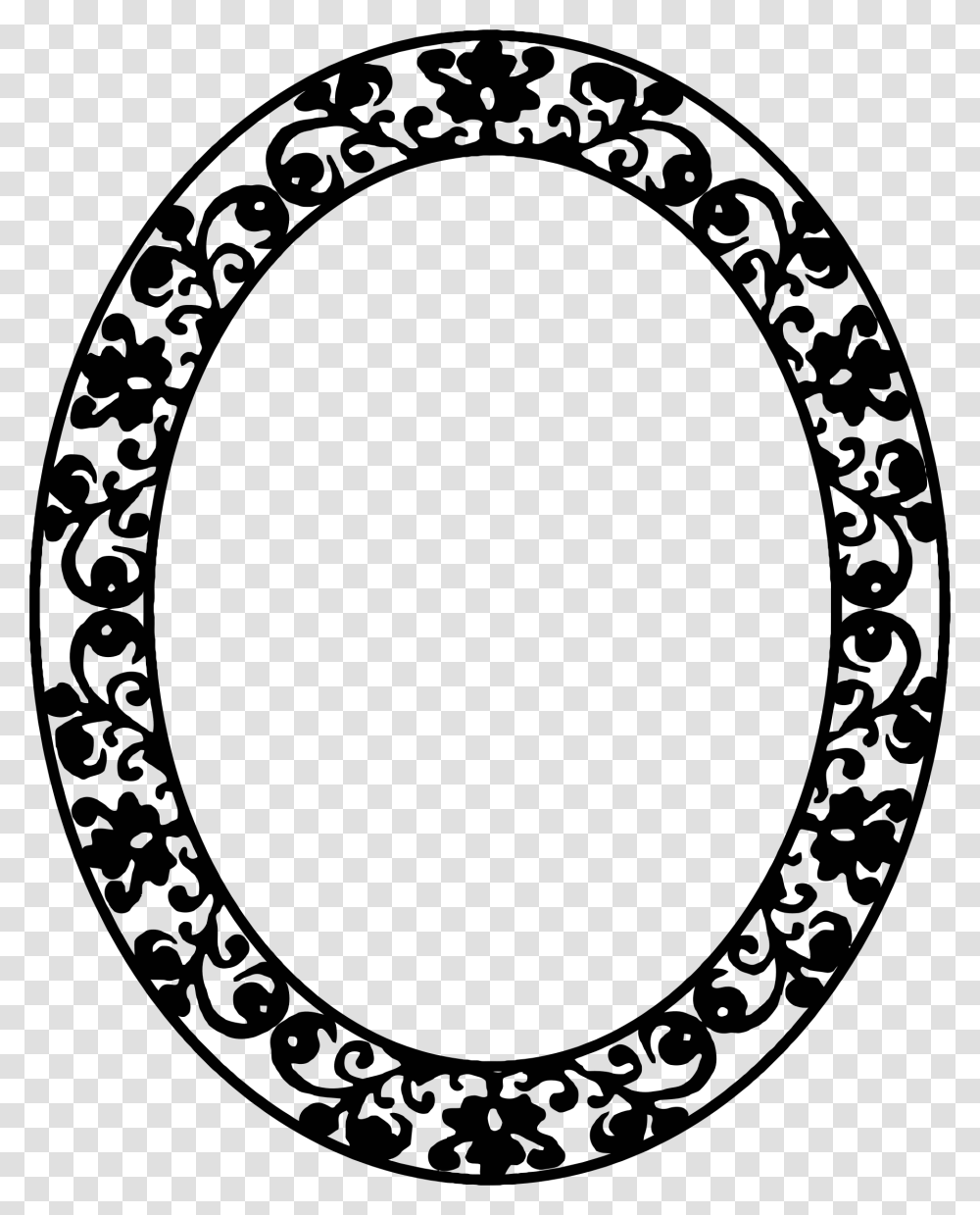 Black Oval Frame, Moon, Outer Space, Night, Astronomy Transparent Png