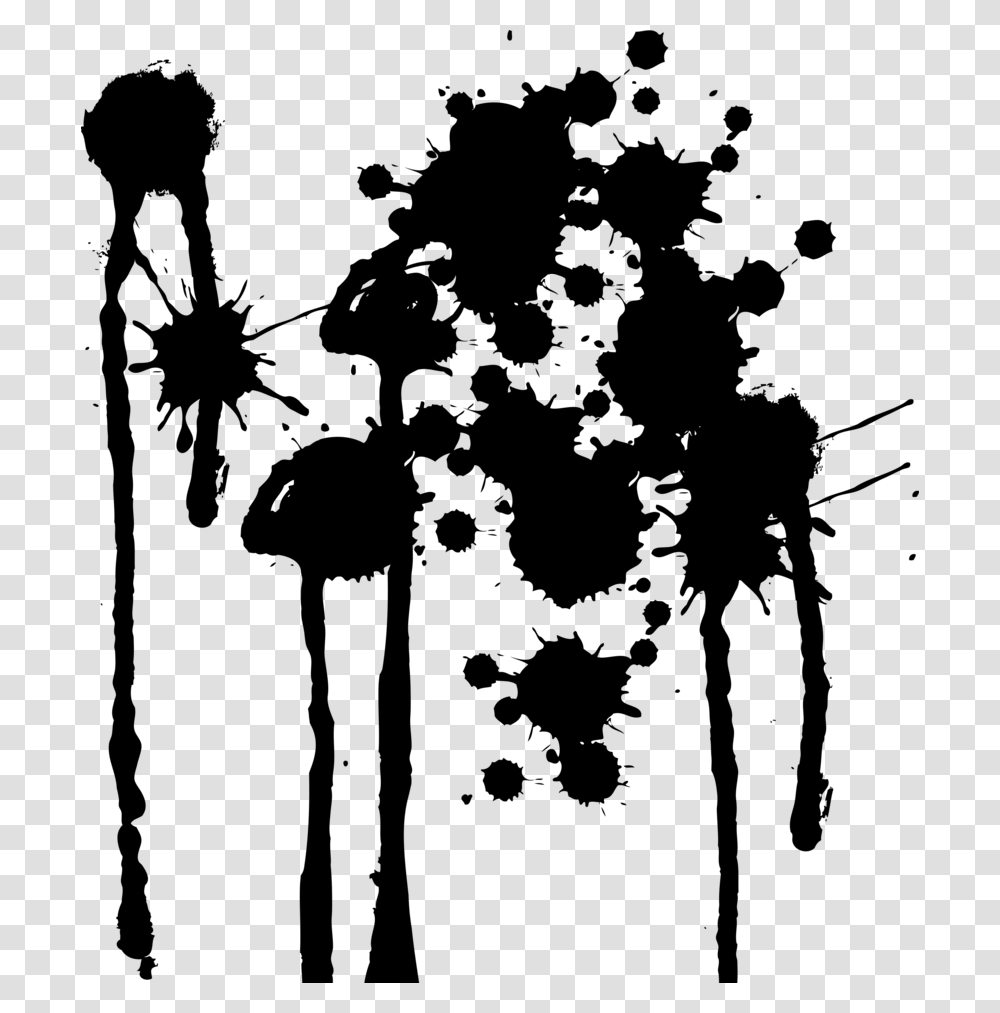 Black Paint Splatter Black Paint Splatter, Silhouette, Outdoors, Flare, Building Transparent Png