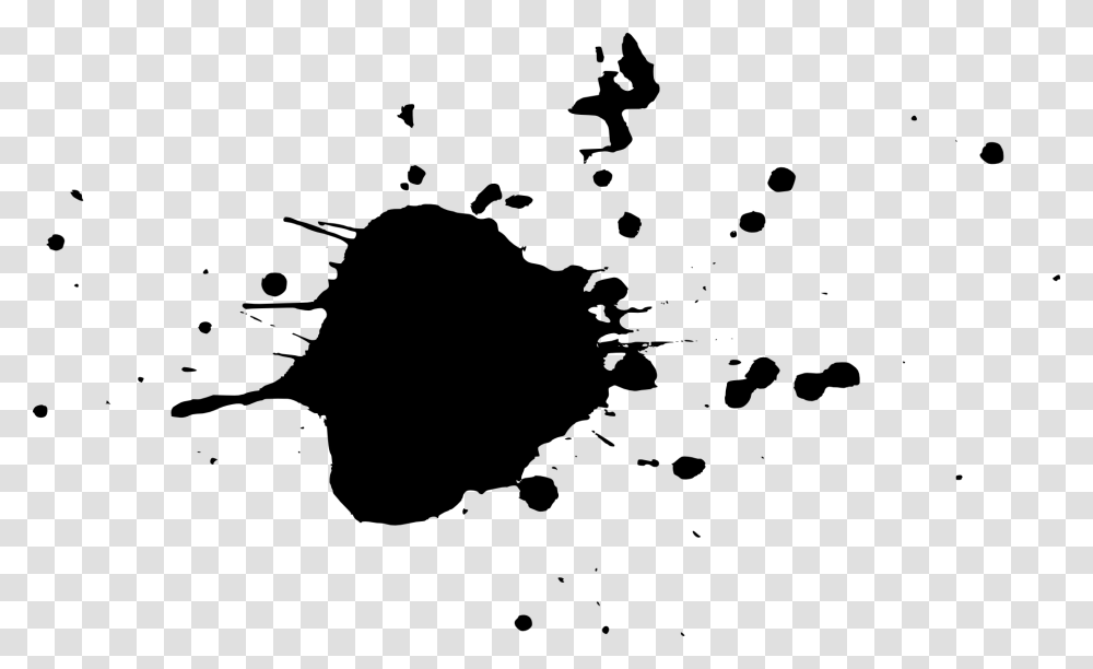 Black Paint Splatter Download Stain Clipart Black And White, Snowman, Winter, Outdoors, Nature Transparent Png