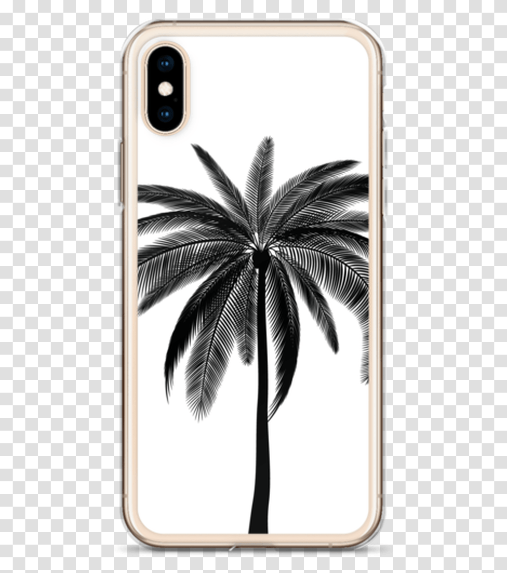 Black Palm Tree Iphone Case For All Iphone Models Including Iphone, Plant, Arecaceae, Furniture Transparent Png