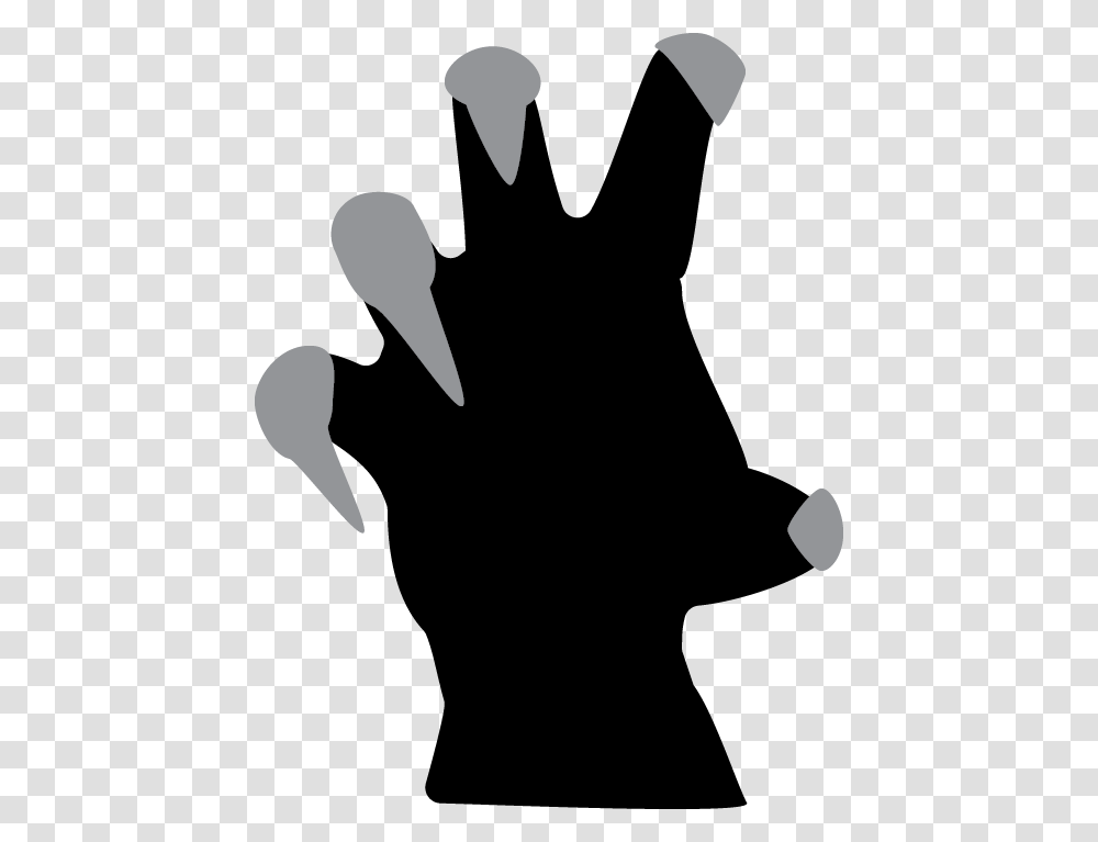 Black Panther Claws, Silhouette, Person, Human Transparent Png