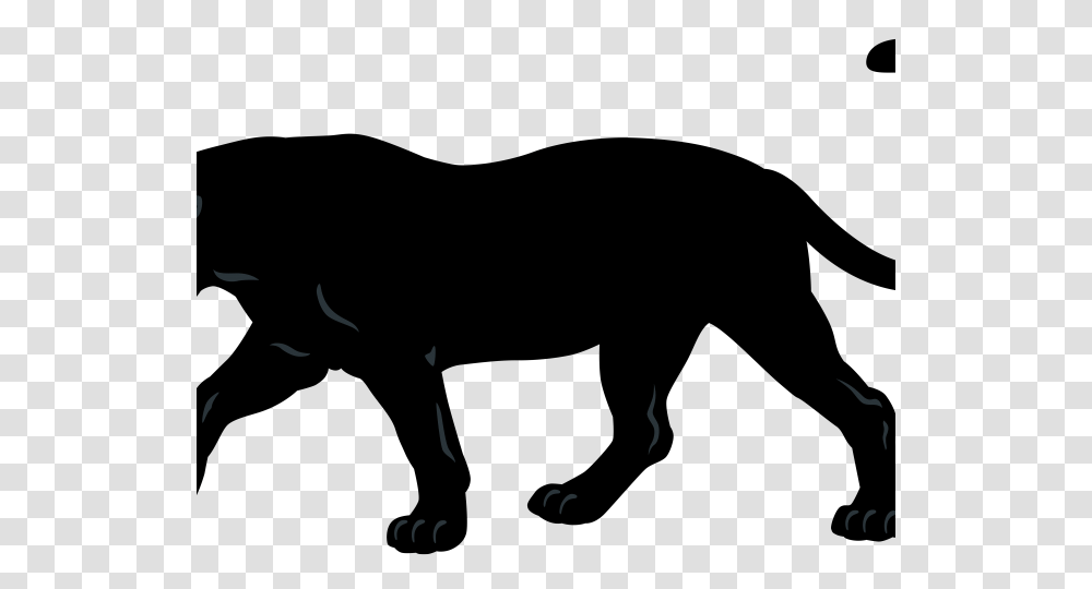 Black Panther Clipart Scared, Silhouette, Logo, Trademark Transparent Png