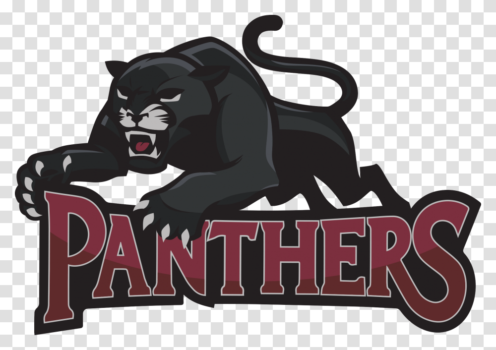 Black Panther Clipart Team Logo Neb Panthers, Ape, Wildlife, Mammal, Animal Transparent Png