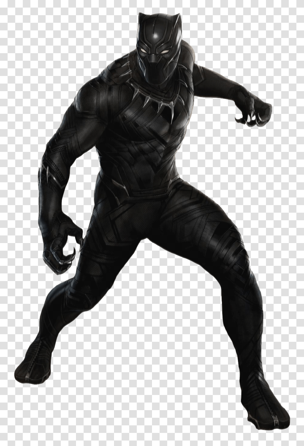 Black Panther Concept Art For The Upcoming America Civil, Ninja, Person, Alien, Skin Transparent Png