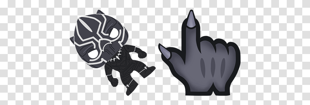 Black Panther Cursor - Custom Browser Extension Cartoon, Person, Human, People, Clothing Transparent Png