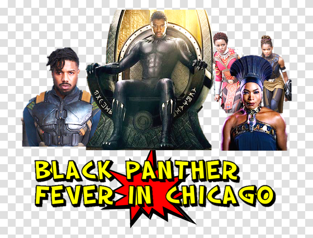 Black Panther Fever In Chicago The Crusader Newspaper Group Avengers, Person, Poster, Advertisement, People Transparent Png