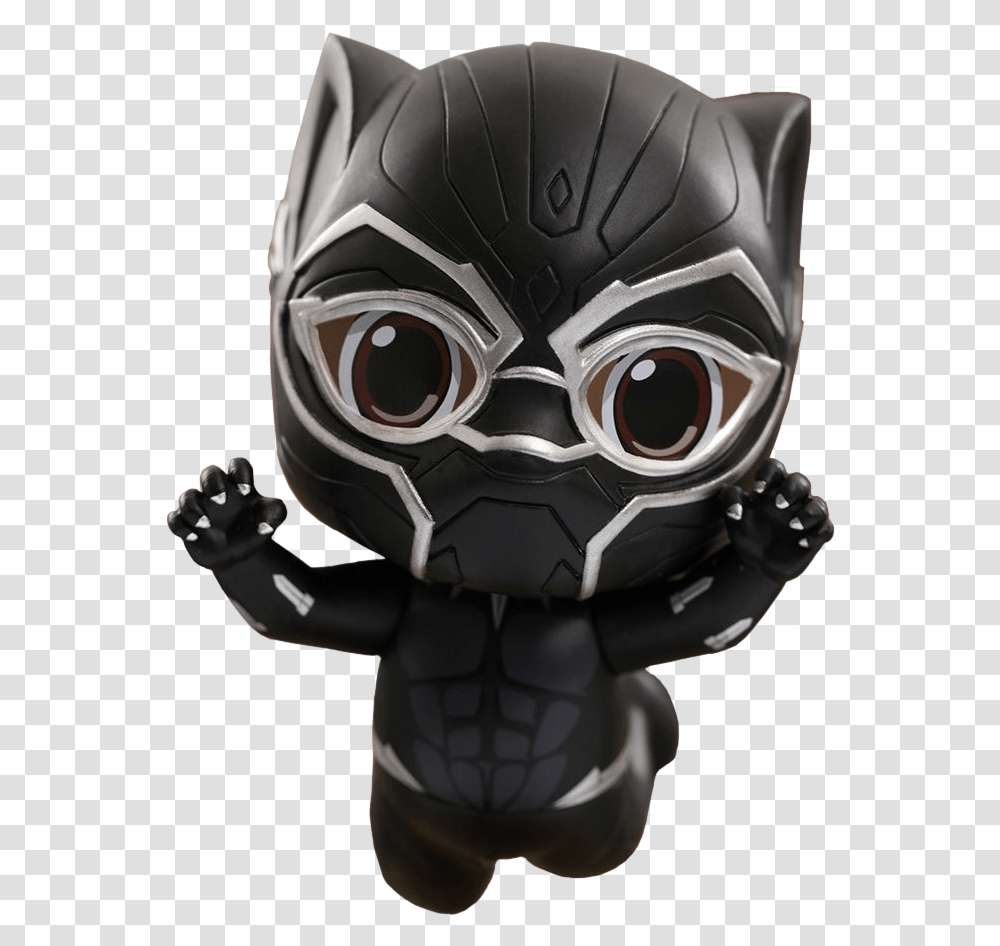 Black Panther Head Black Panther Bobble Head, Helmet, Apparel, Toy Transparent Png