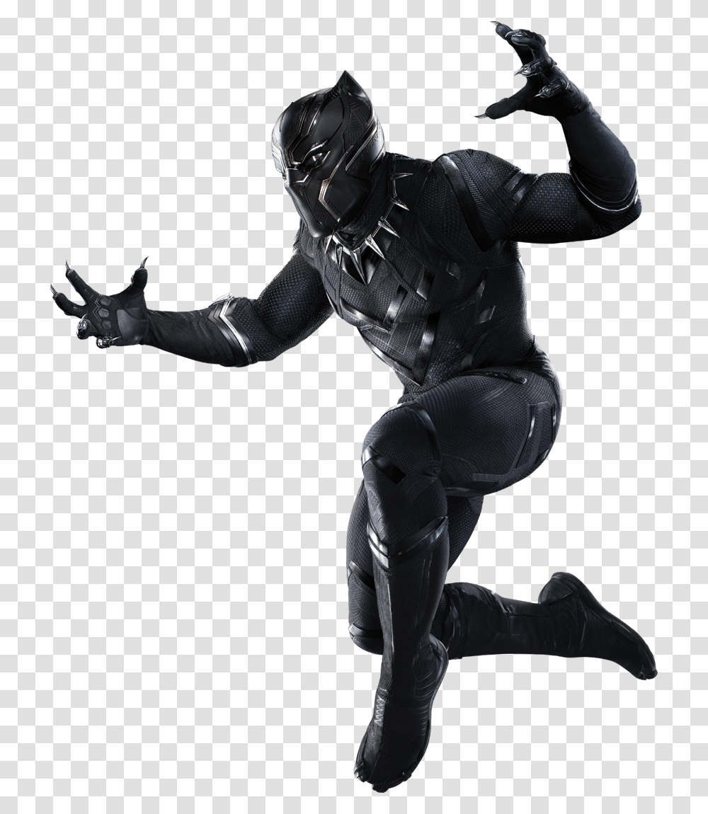 Black Panther Iron Man Marvel Cinematic Universe Black Panther, Person, Suit, Overcoat Transparent Png