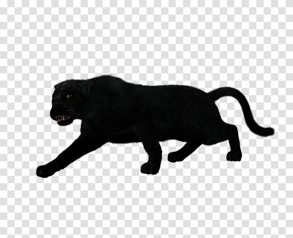 Black Panther Jaguar Silhouette Leopard Clip Art, Mammal, Animal, Cat, Pet Transparent Png