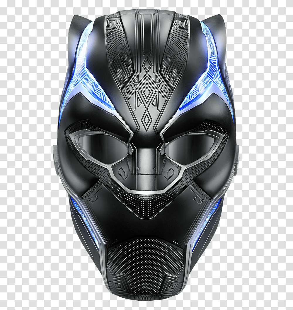 Black Panther Mask Mask Pola Black Panther, Crash Helmet Transparent Png