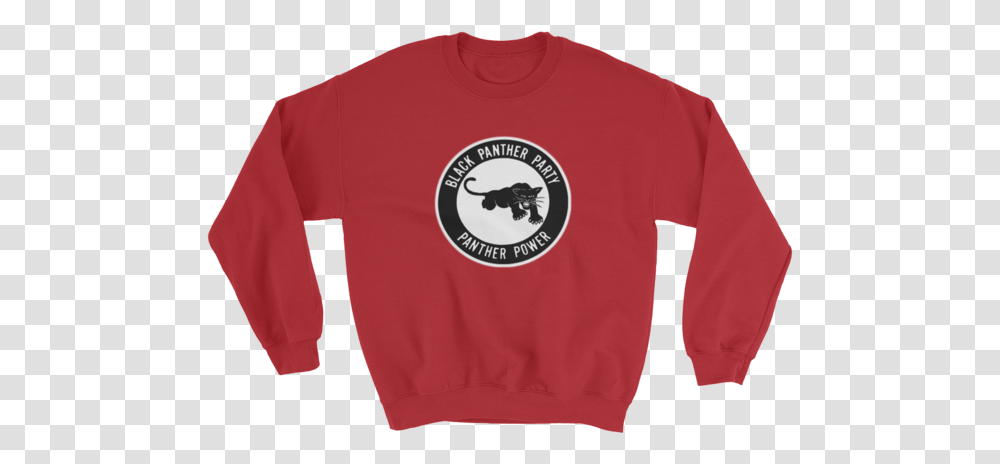 Black Panther Party Original Logo Sweatshirt Aquario, Clothing, Apparel, Sweater, Sleeve Transparent Png