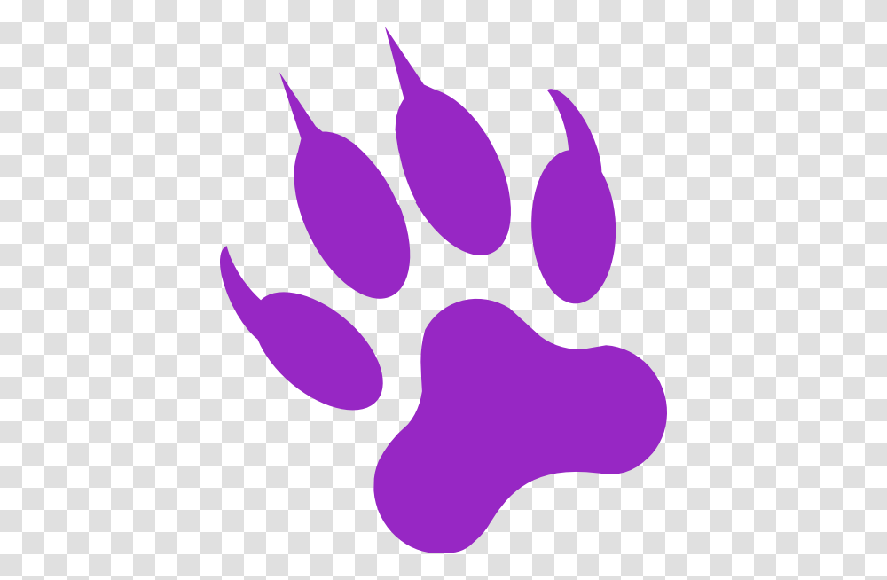 Black Panther Paw Print Tattoo Clipart, Footprint, Stain, Purple Transparent Png