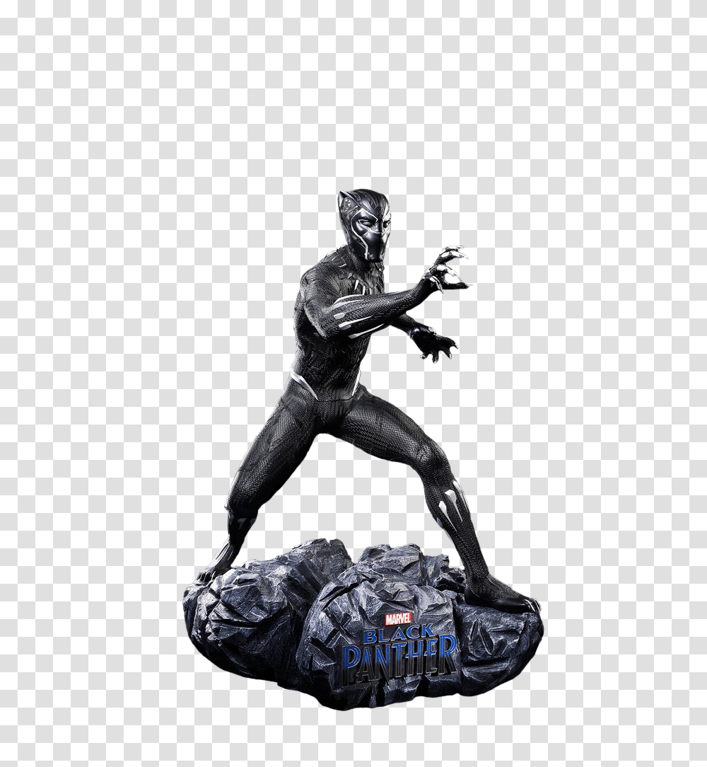 Black Panther, Person, Human, Head, Figurine Transparent Png