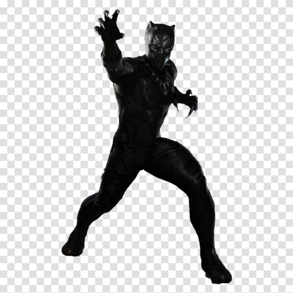 Black Panther Superhero Movie Film Clip Art Marvel Black Panther, Person, Ninja, Skin, Leisure Activities Transparent Png