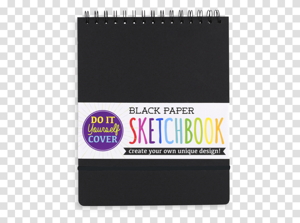 Black Paper Art Sketch Book Ooly Black Sketchbook, Electronics, Advertisement, Poster Transparent Png