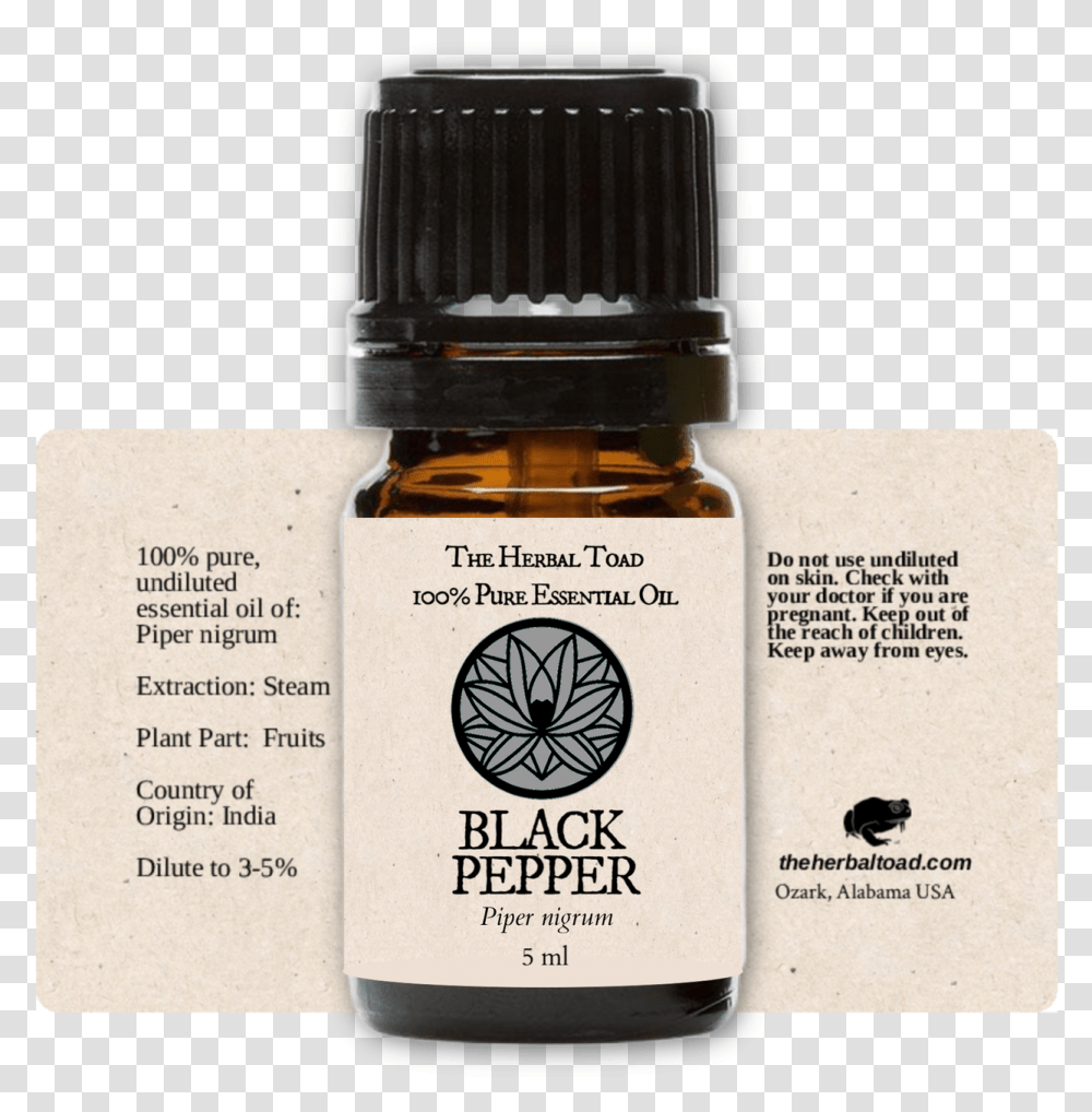 Black Pepper Cosmetics, Bottle, Aftershave, Ink Bottle Transparent Png
