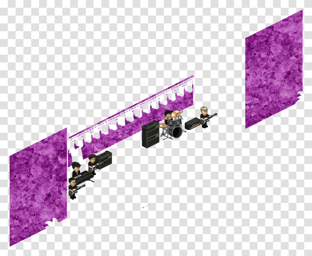 Black Pink Du Du Du Escenografia 1 Graphic Design, Machine, Light, Purple, Railway Transparent Png