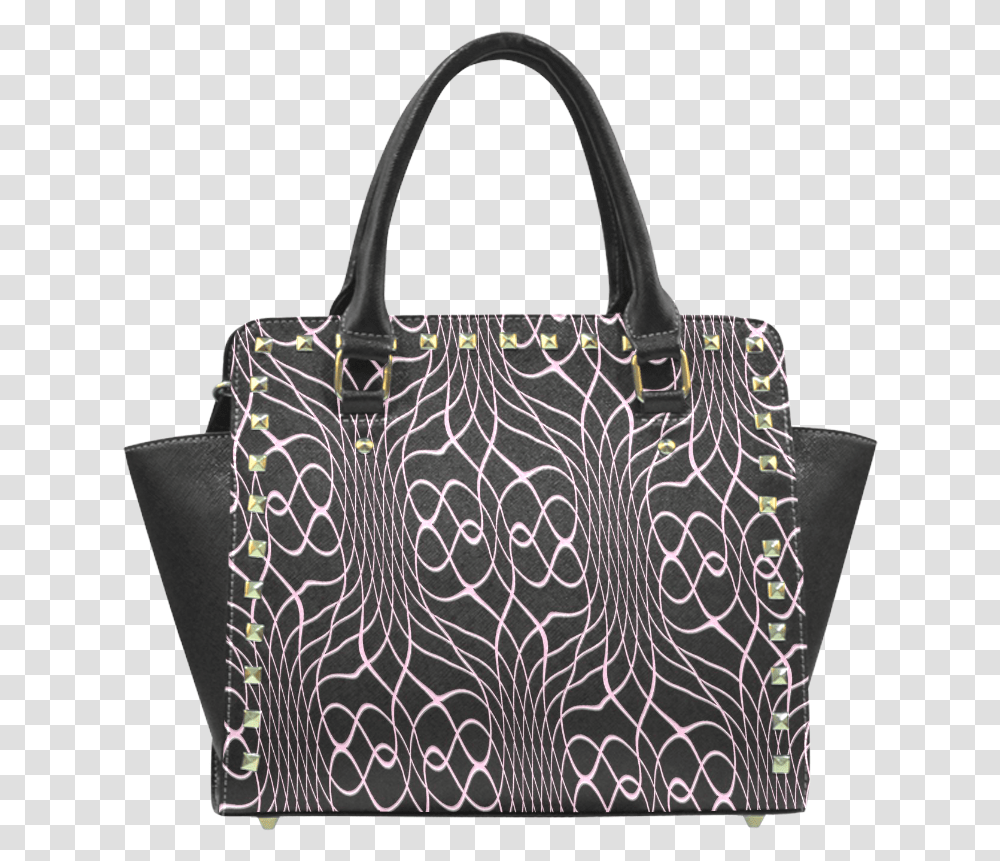 Black Pink Pineapple Twist Rivet Shoulder Handbag Freddy Krueger Purse, Accessories, Accessory, Tote Bag Transparent Png