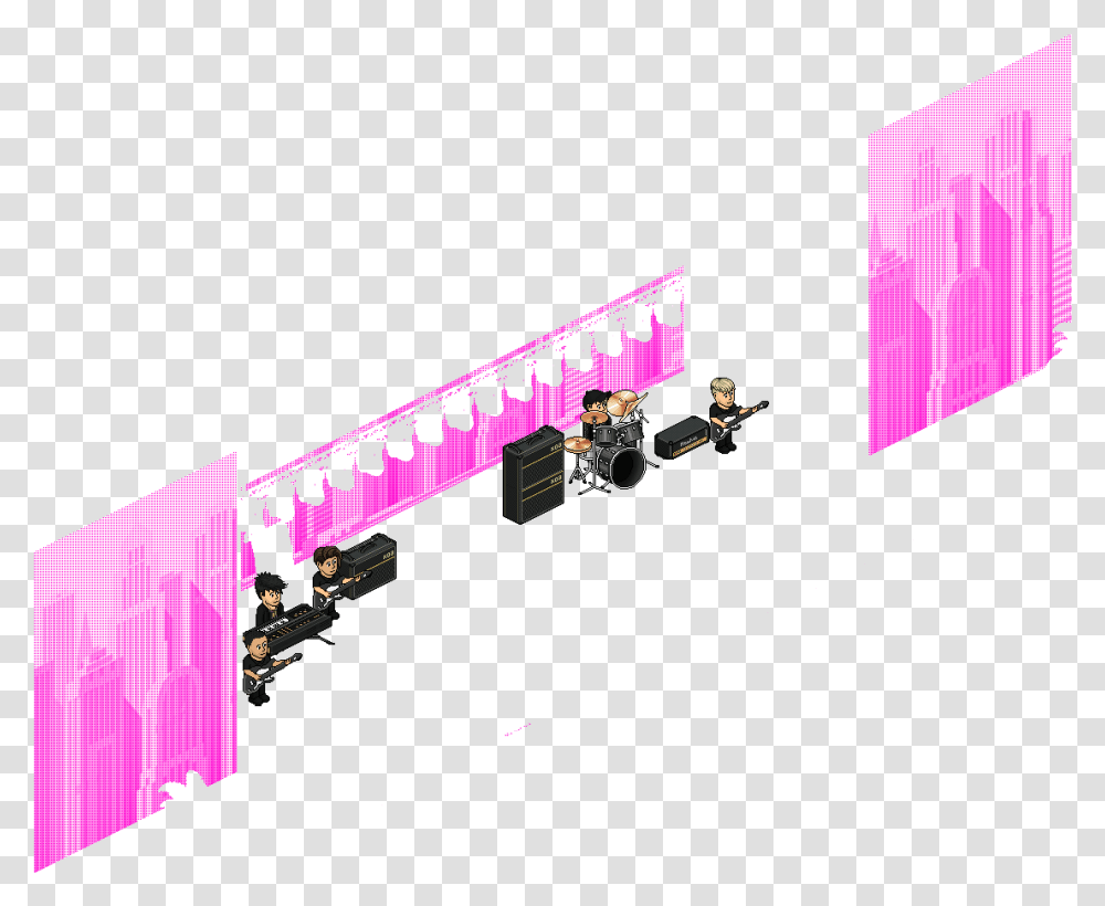 Black Pink See U Later Escenografia 1 Graphic Design, Stage, Purple, Machine, Light Transparent Png