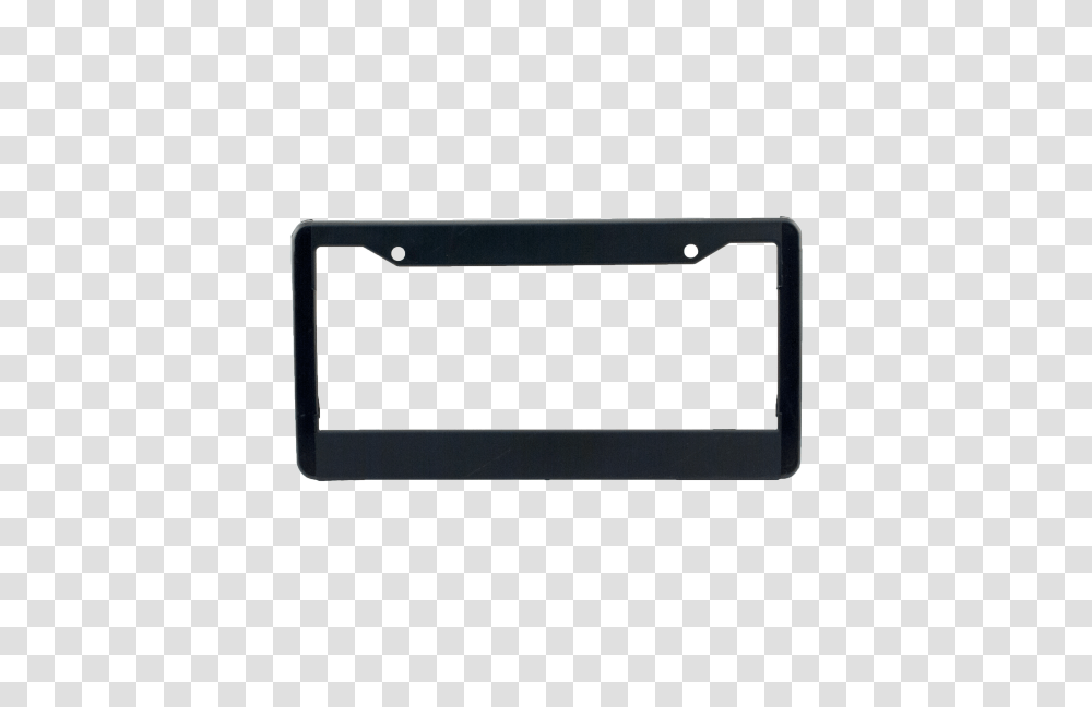 Black Plastic License Plate Frame, Computer, Electronics, Tablet Computer, Mobile Phone Transparent Png
