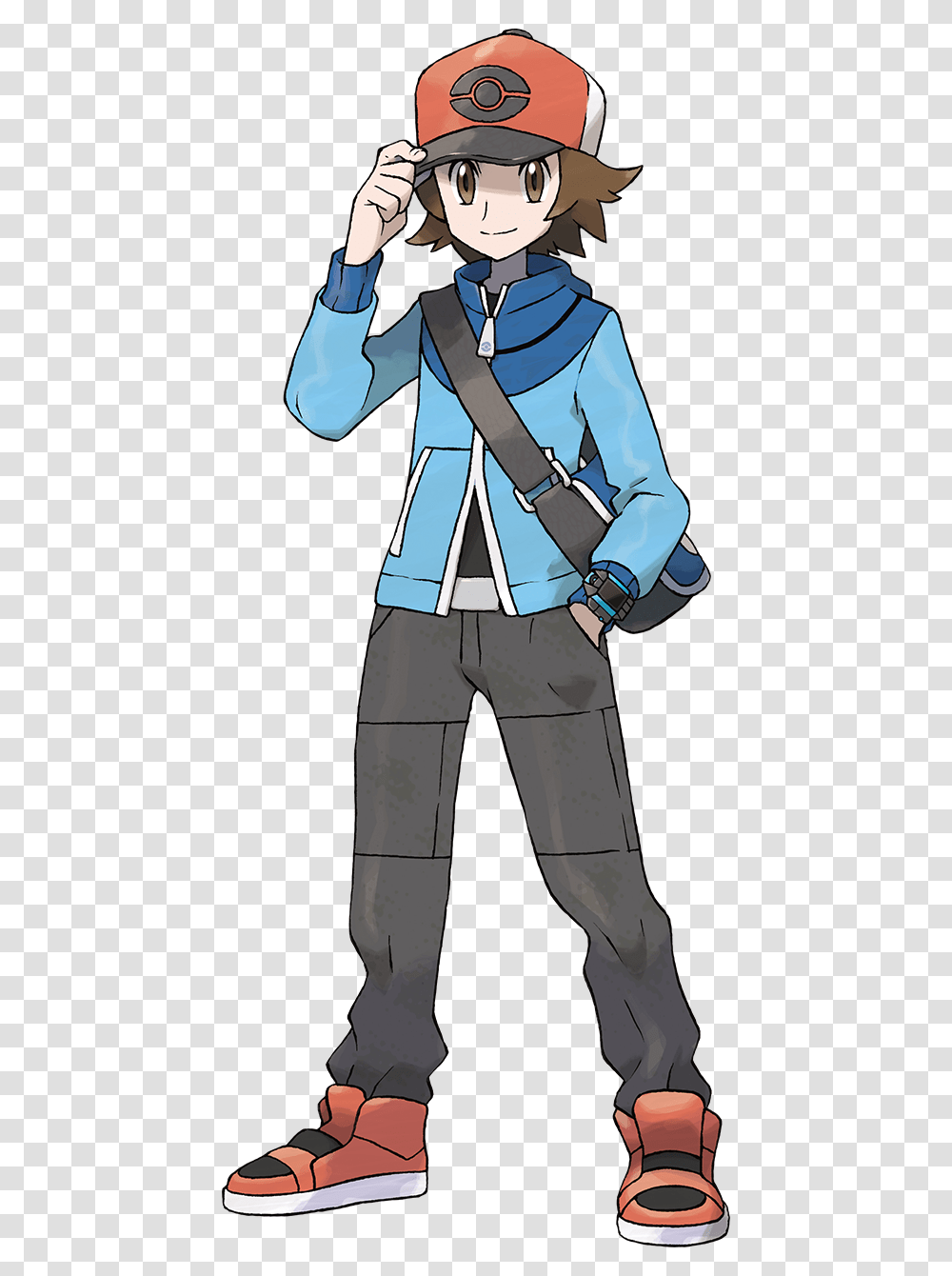 Black Pokemon Black And White Protagonist, Person, Clothing, Pants, Ninja Transparent Png