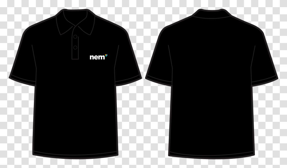Black Polo Shirt Templates, Sleeve, Apparel, Long Sleeve Transparent Png