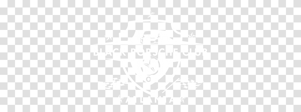 Black Porsche Club Of Atlanta Emblem, Symbol, Logo, Trademark, Text Transparent Png
