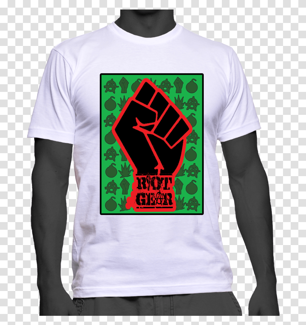 Black Power, Apparel, Hand, T-Shirt Transparent Png