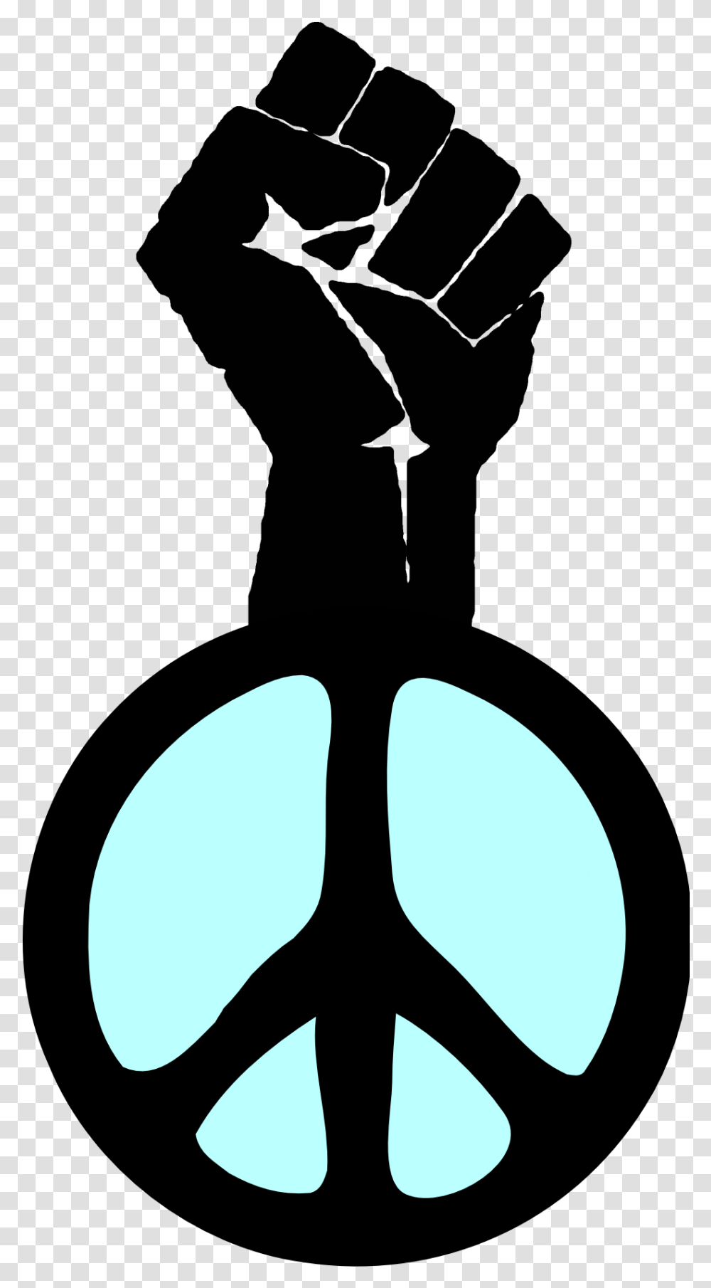 Black Power Fist Peace Sign Cartoons Nat Turner's Rebellion Symbol, Label, Silhouette, Stencil Transparent Png