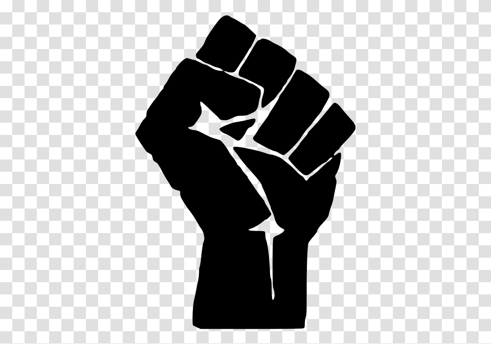 Black Power Raised Fist Black Panther Party African Fist Clip Art, Gray, World Of Warcraft Transparent Png