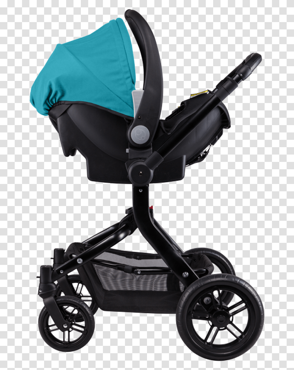 Black Pram Baby Image Baby Capsule Pram Combo, Stroller, Motorcycle, Vehicle, Transportation Transparent Png