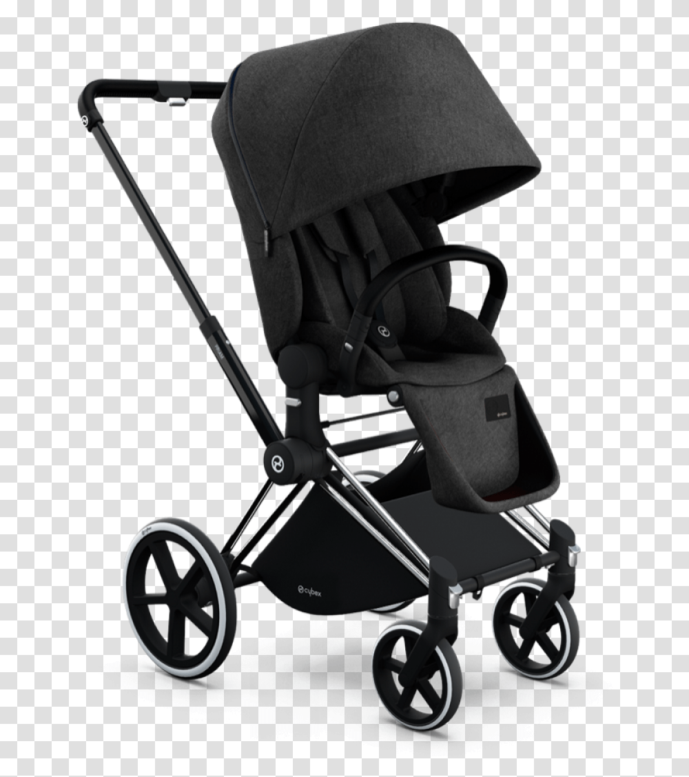 Black Pram Baby Image Baby Stroller Background, Furniture Transparent Png