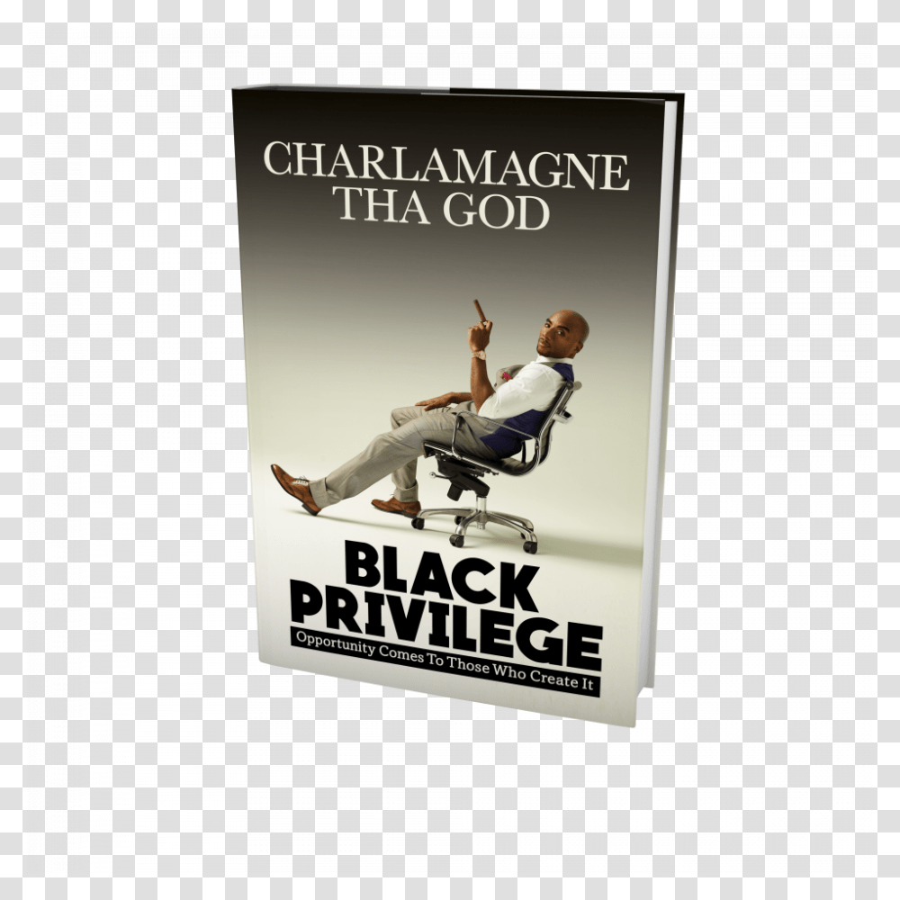 Black Privilege 3d Cover, Person, Human, Advertisement, Poster Transparent Png