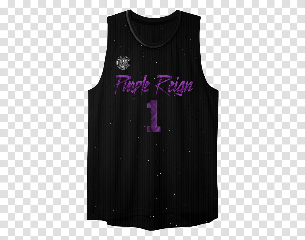 Black Purple Basketball Jersey, Apparel, Tank Top Transparent Png