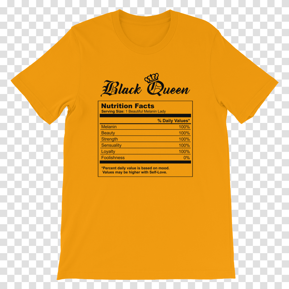 Black Queen Nutritional Facts Parks Project Grand Canyon Sunset Shirt, Apparel, T-Shirt Transparent Png