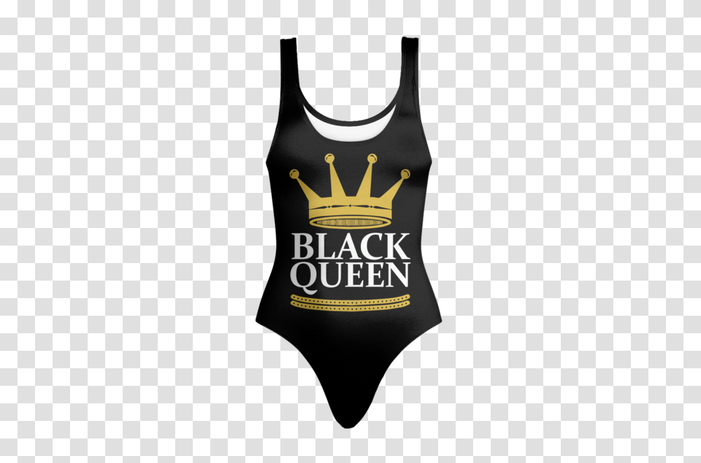 Black Queen One Piece Swimsuit, Apparel, Tank Top Transparent Png
