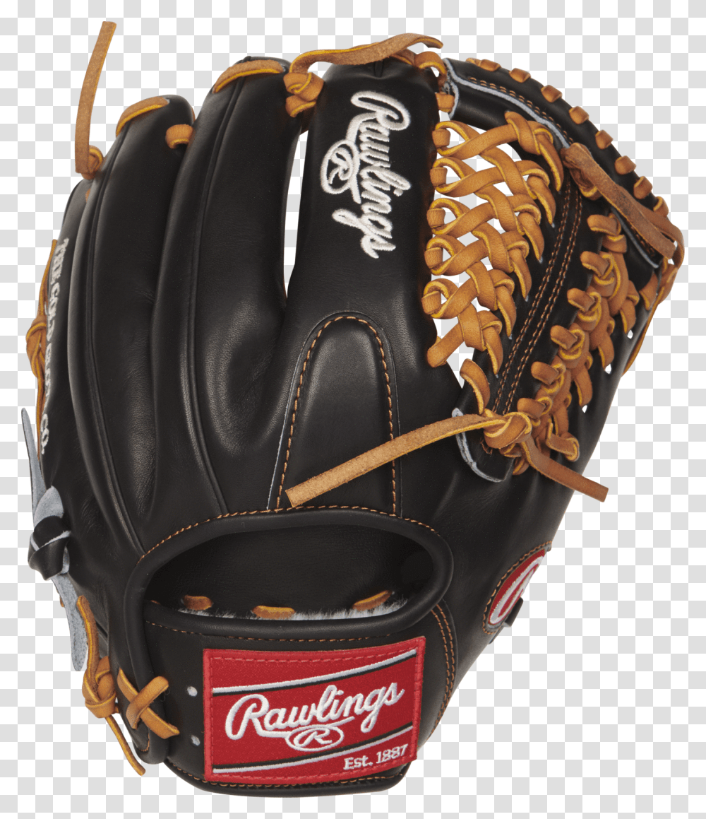 Black Rawlings Pro Preferred, Apparel, Baseball Glove, Team Sport Transparent Png