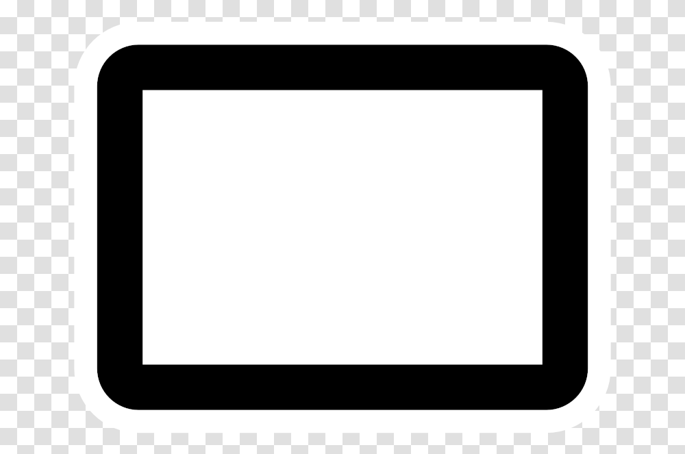Black Rectangle, Projection Screen, Electronics, Rug, White Board Transparent Png