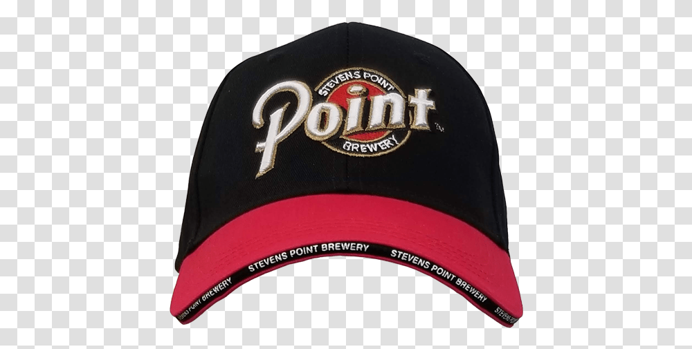 Black Red Brim Hat Baseball Cap, Apparel, Logo Transparent Png