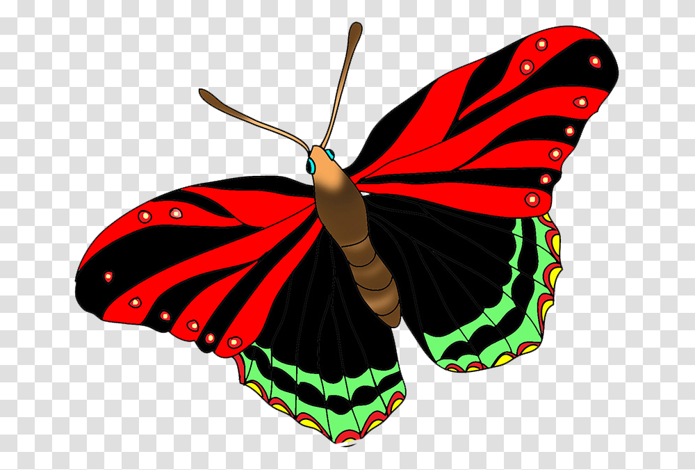 Black Red Butterfly Image Red Butterfly Free Clipart, Insect, Invertebrate, Animal, Moth Transparent Png