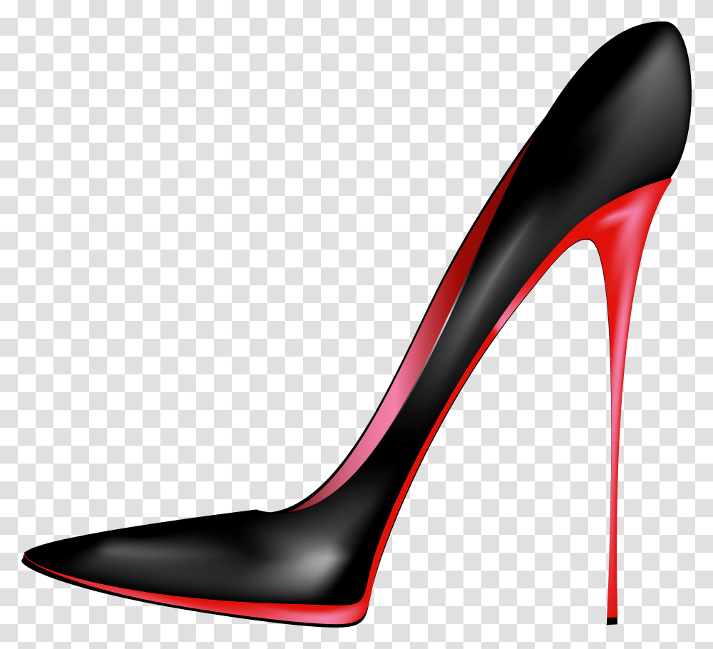 Black Red High Heels Clip Art High Heels Clipart, Apparel, Shoe, Footwear Transparent Png