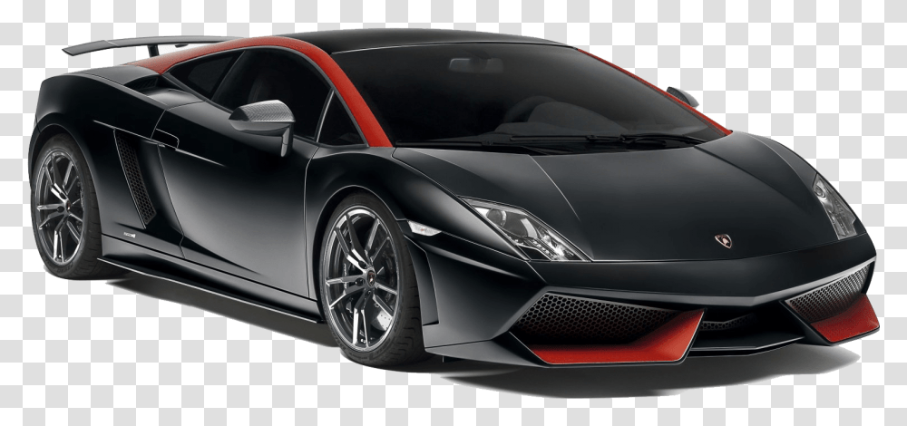 Black Red Lamborghini Lamborghini Gallardo, Car, Vehicle, Transportation, Sports Car Transparent Png