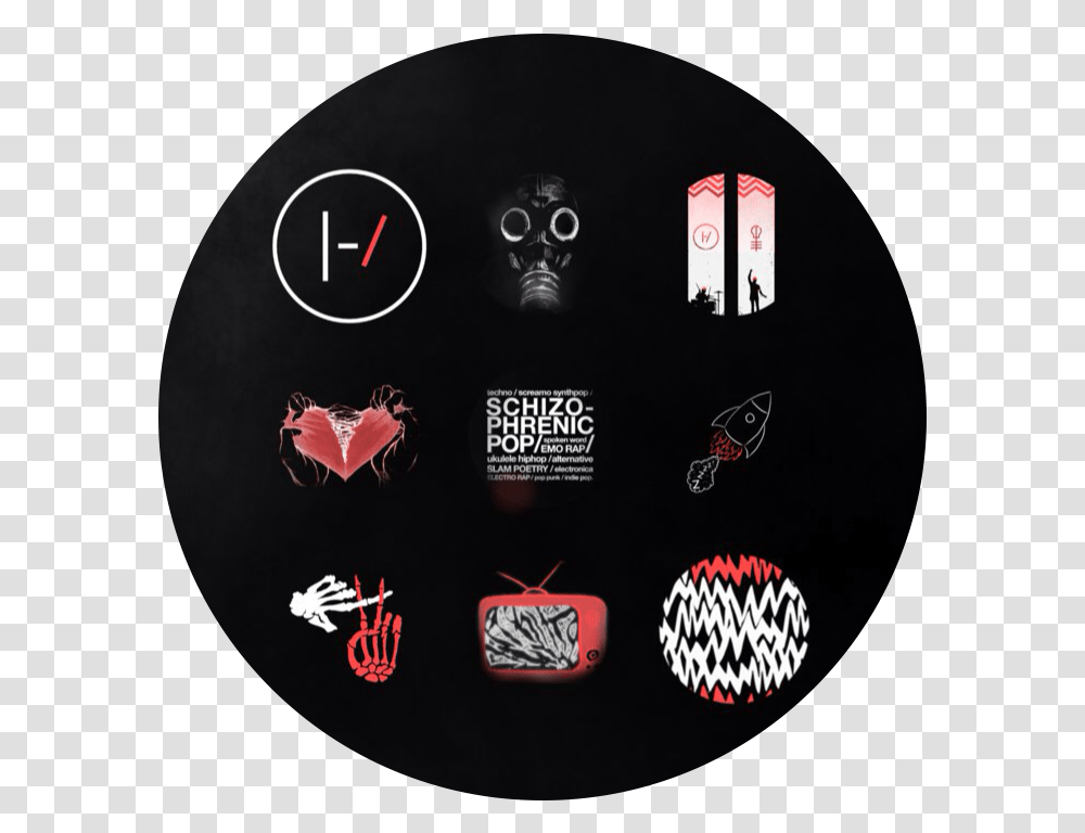 Black Red White Sticker Icon Blackicon By Dot, Text, Leisure Activities Transparent Png